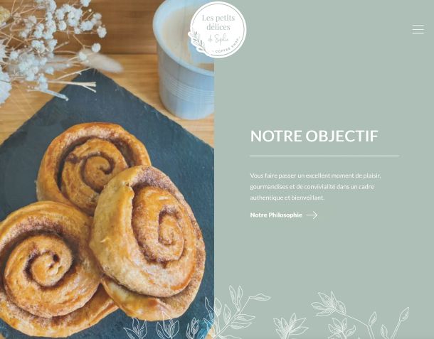 Page web https://lespetitsdelicesdesophie.fr